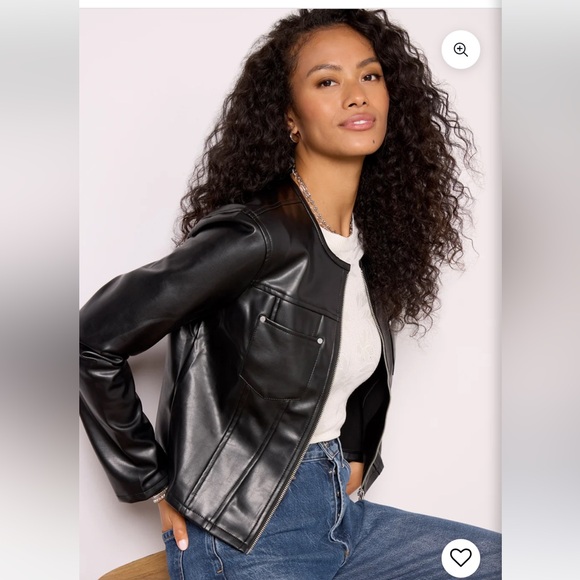 Evereve Ashton Zip Moto - Picture 1 of 11